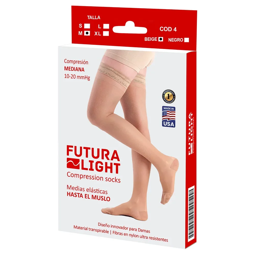 Futura light mujer 10-20 muslo — Ortopedia Yi Lima