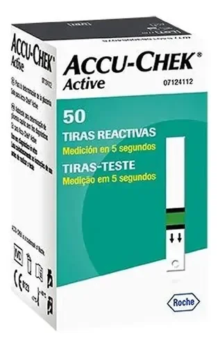 Tiras reactivas Accu chek Active — Ortopedia Yi Lima